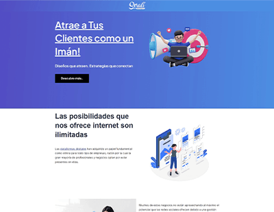 Landing promo